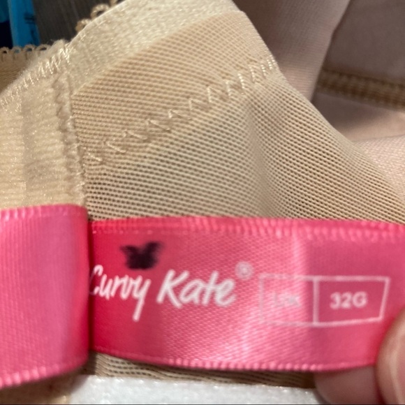 CURVY KATE Sz 36F Daily Boost Bra Light Padding Underwire Bows - Picture 9 of 10